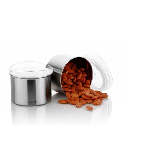 Image of Clazkit Stainless Steel Airtight Containers With Lid |Kitchen Container Set with Glossy Finish |Multipurpose Storage Con
