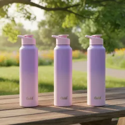 Clazkit Stainless Steel Water Bottle 1000ml * Set of 3