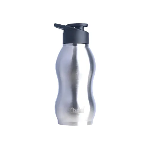 Image of Clazkit Platina 750ml Sporty Stainless Steel Water Bottle 