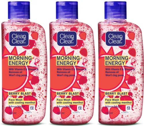 Image of Clean & Clear Berry Blast Morning Energy Face Wash (300 ml)