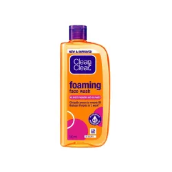 Clean & Clear Foaming Facewash for Oily Skin, Brown, 240ml