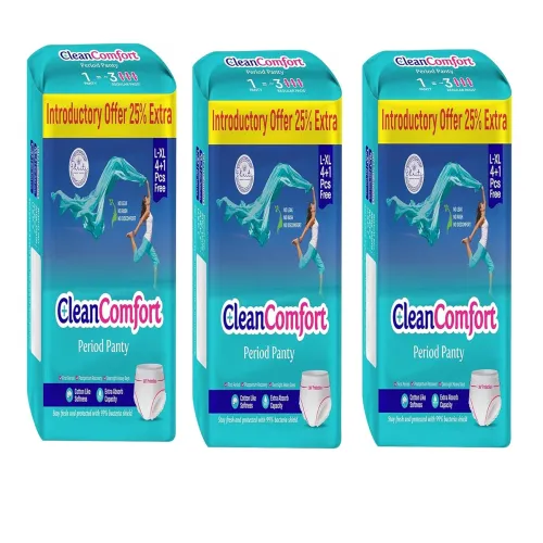 Image of Clean Comfort Disposable Period Panties Combo L-XL (Pack of 15)