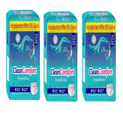 Clean Comfort Disposable Period Panties Combo L-XL (Pack of 15)