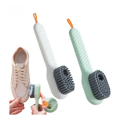 Image of Cleaning Brush with Built-in Soap Dispenser 