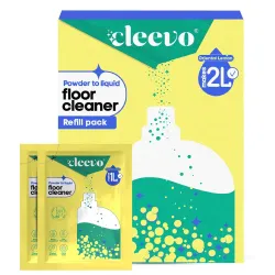 Cleevo 2L Lemon Floor Cleaner Liquid Refill Pack