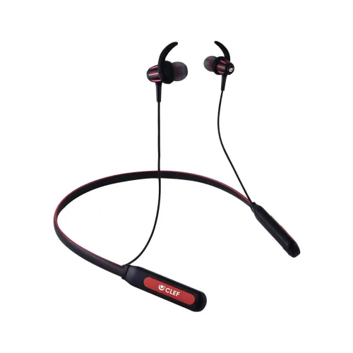 Image of CLEF NB900BT in Ear Wireless Neckband with MIC - RED