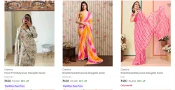 Clemira Womens Sarees upto 89% Discount