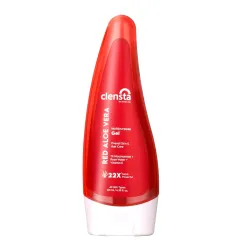 Clensta Red Aloe Vera Gel 22X More Powerful Than Normal Aloe Vera For Skin And Hair With 1% Niacinamide & Vitamin E | Hydrating, Moisturizing & Glowing Skin | For Women & Men All Skin Type -...