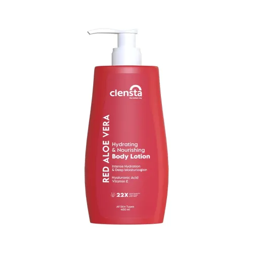 Image of Clensta Red Aloe Vera Hydrating & Nourishing Body Lotion For Women & Men