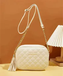 Cleto  Women White Shoulder Bag