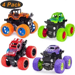 CLICKEDIA Toy-Monster Truck-Pack of 4