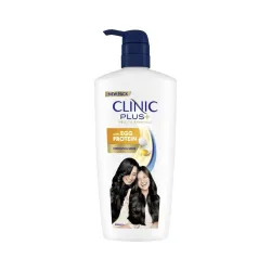 Clinic Plus Strength & Shine Shampoo with Egg Protein for Strength, Shine and Smoothness, 650 ml