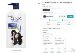 Clinic Plus Strong & Long Shampoo 1 Ltr