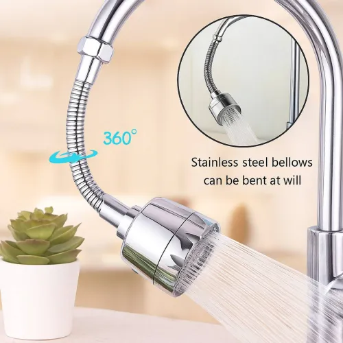 Image of Clinton 360° Rotatable Kitchen Tap Faucet Sprayer (Screw On)