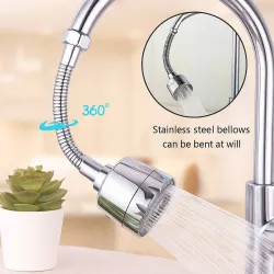 Clinton 360° Rotatable Kitchen Tap Faucet Sprayer (Screw On)