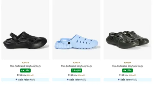 Image of Clogs men's footwear at up to 89% Discount