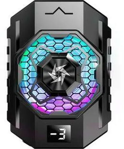 Image of clonezo SL31 Mobile Cooler for Gaming, Phone Cooler, USB Fan INSTANTLY FREEZED 1 Fan Ergonomic Cooling Pad with Adjustab