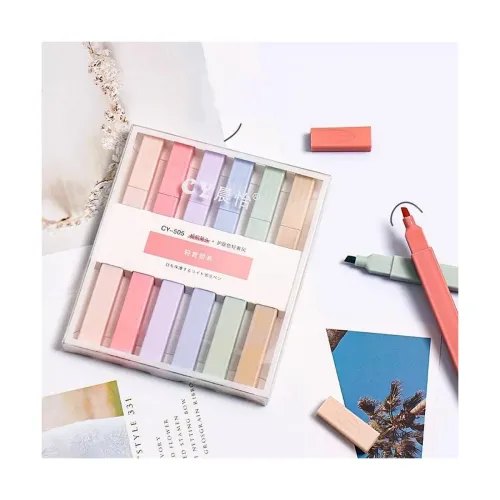 Image of CLOSAL 6 Pcs Aesthetic Cute Highlighter Bible Highlighters,| Set of 6 Highlighter Pens,| Chisel Tip Fine Grip Marker Pen