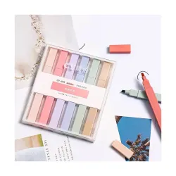 CLOSAL 6 Pcs Aesthetic Cute Highlighter Bible Highlighters,| Set of 6 Highlighter Pens,| Chisel Tip Fine Grip Marker Pen