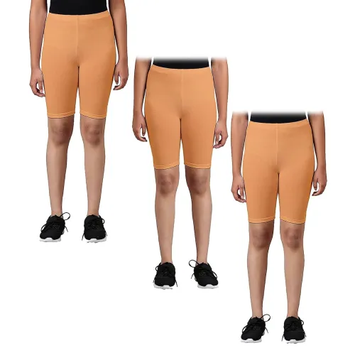 Image of Cloth Theory Girls Cycling Shorts | Stretchable Biker Shorts for Kids