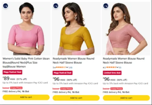 Image of Clothing & Accessories at minimum 82% Discount