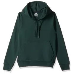 Clotth Theory Solid Cotton Fleece Girls Hooded Sweatshirt