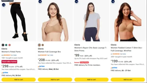 Image of Clovia at minimum 54% Discount