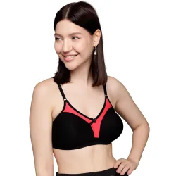 Clovia Cotton-Rich Non-Padded, Non-Wired T-Shirt Bra