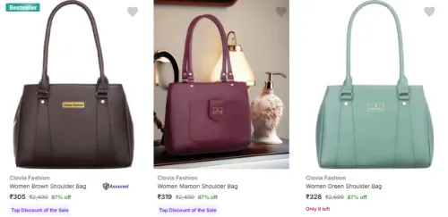 Image of Clovia Fashion Bags Upto 87% Discount