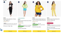 Clovia Pyjama Sets at minimum 80% Discount