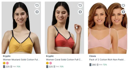 Image of Clovia Women Bra Minimum 70% Discount