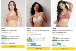 Clovia Women Full Coverage Bra Upto 71% Discount