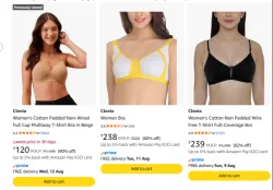Clovia Womens Padded Multiway Bra Starting Price ₹120