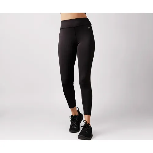 Image of Clovia Women's Activewear Ankle Length Tights In Black