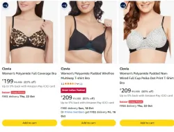 Clovia Womens Bra upto 83% Discount