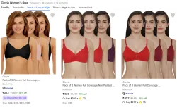Clovia Womens Bras Set of 3 From ₹323