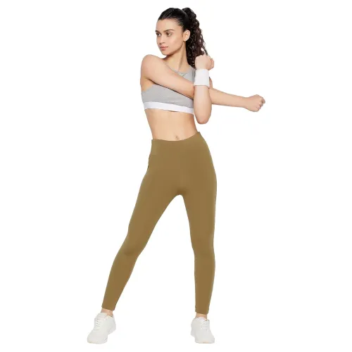 Image of Clovia Women's High Rise Fitted Track Pants