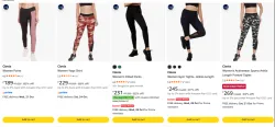 Clovia Womens Leggings at minimum 80% Discount