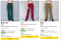 Clovia Womens Pants at minimum 70% Discount