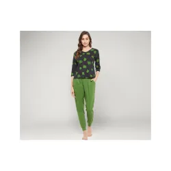 clovia-womens-top Joggers Pajama Set