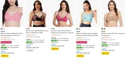 Clovia Womens Bra & Lingerie @ Minimum 70% Off + Extra 10% Coupon Discount