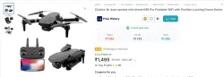 Clubics 4k dual camera mini drone E88 Pro Foldable WiFi
