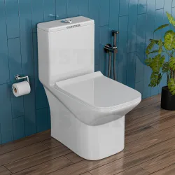 CLUSTER Ceramic Commode For Toilet Seat