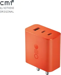CMF by Nothing 65 W GaN 3 A Multi-pin Wall Charger for Mobile (Orange)
