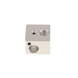 5Piece CNC Aluminum Heater Block For Makerbot 3D Printer 16x16x12mm MK8 for nozzle and nozzle throat