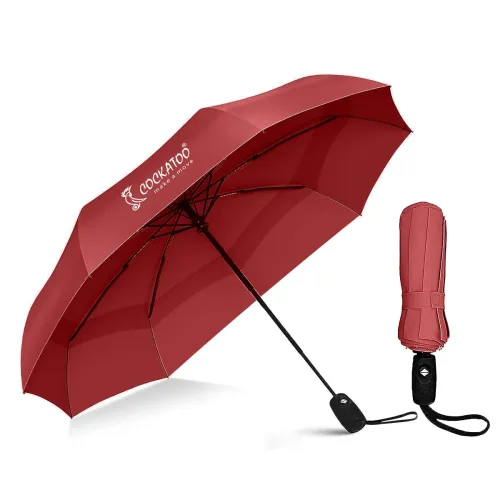 Image of Cockatoo Rain-Guard Automatic Umbrella With 8 Ribs, Material- Polyponee, Umbrella For Women & Men, With Auto Open-Close 