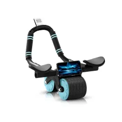 Cockatoo Automatic Rebound Ab Roller for Men & Women|Home & Gym Ab Workout Equipment|Abs Workout Equipment for home|2 wheels Abdominal Ab Roller, Max weight 150 kg