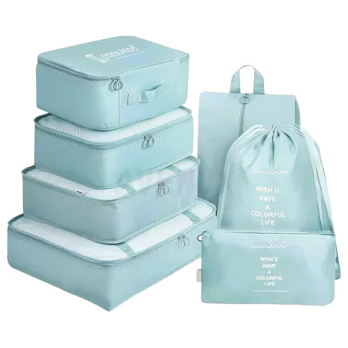 Image of Cockatoo Jet-Set 7 Pc Travel Storage Bag