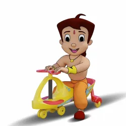 Cockatoo-Kids Buzzy Ride Chota Bheem Licensed Baby Car,