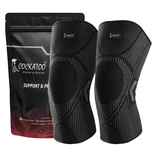 Image of Cockatoo Knee Support For Men,Knee Cap Compression Support for Gym Running, Cycling, Sports, Jogging, Workout Pain Relie
